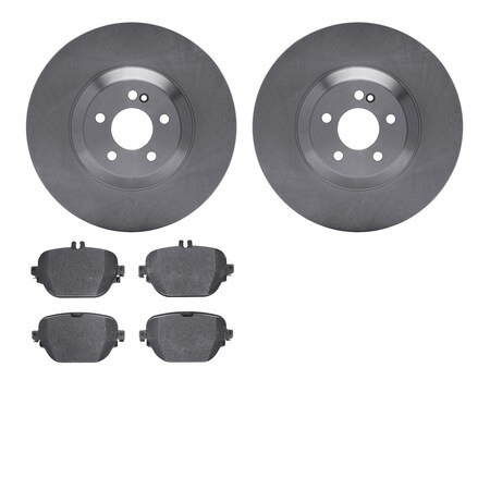 Dynamic Friction Company Rear Brake Rotors with 5000 Advanced Brake Pads 6502-63562